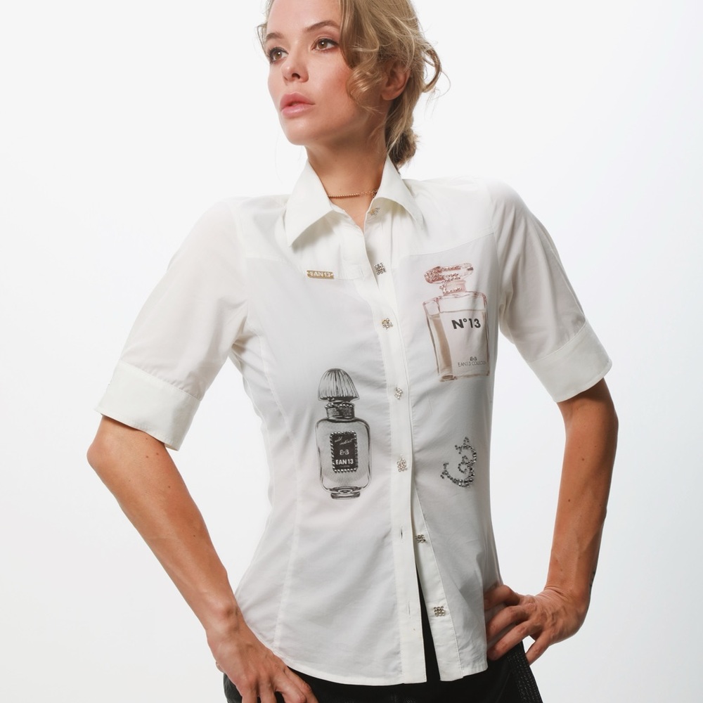 Blouse Button T-Shirt